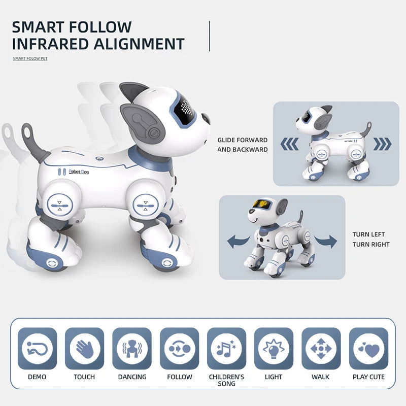 Funny RC Robot Electronic Dog: The Ultimate Stunt and Interactive Companion for Kids!