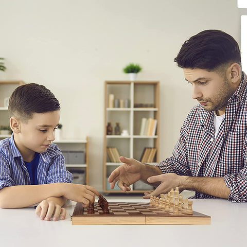 Magnetic Chess Board Set for Adults & Kids